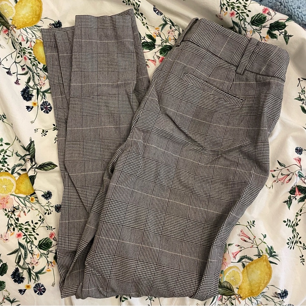 Talbots Chatham Plaid Slim Ankle Pants